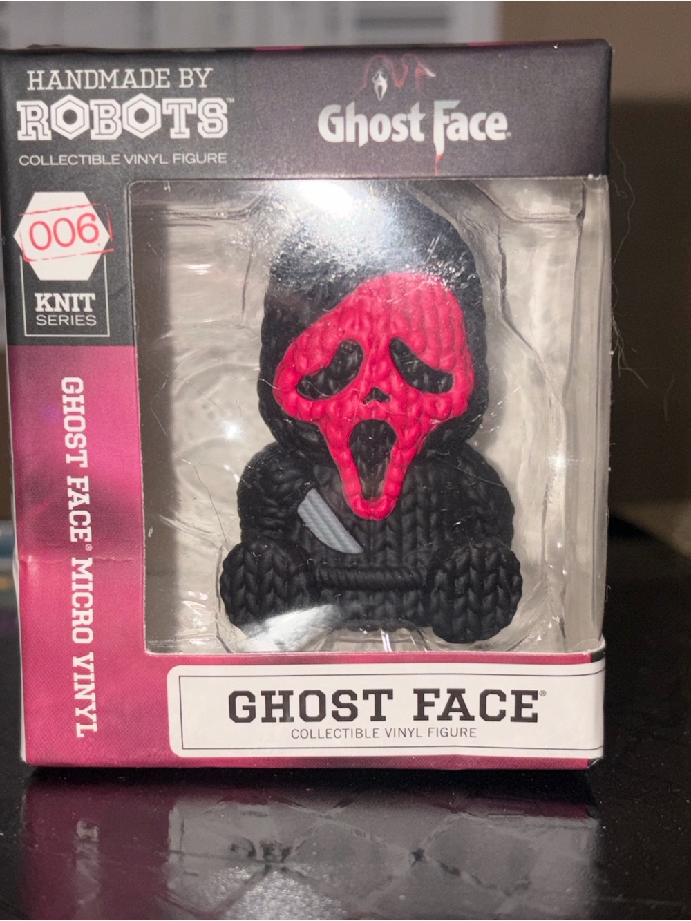 Handmade by robots mini ghost face